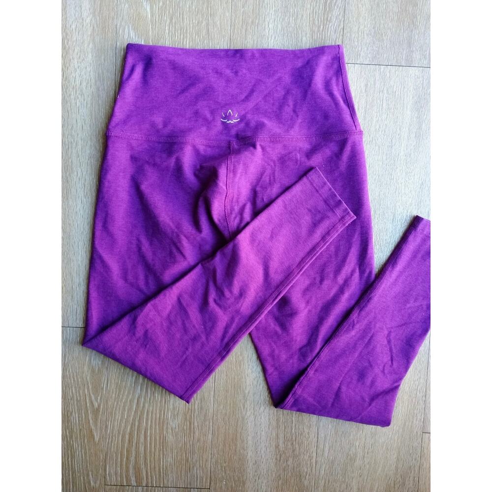 Beyond Yoga vibrant Purple Spacedye Leggings butterysoft athleisure smallflaw